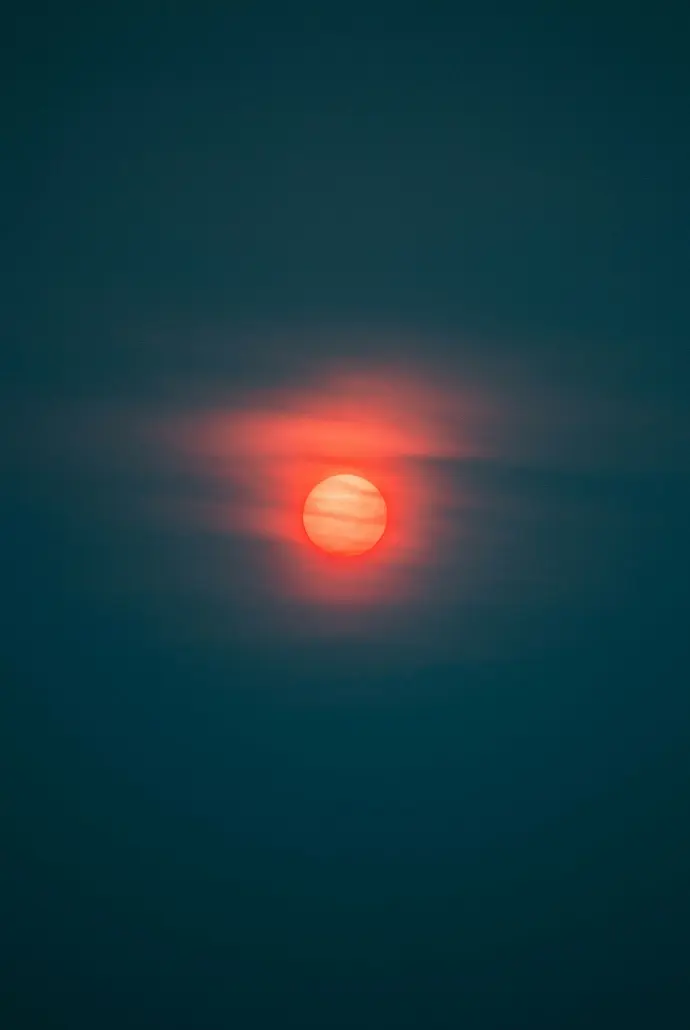 yellow and orange sun